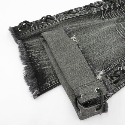 TYPE REBEL LACE FLARE DENIM デニムパンツ 2606-TSD-FPT グレー サイズ：1【瀬戸大橋店】