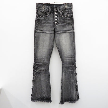 TYPE REBEL LACE FLARE DENIM デニムパンツ 2606-TSD-FPT グレー サイズ：1【瀬戸大橋店】