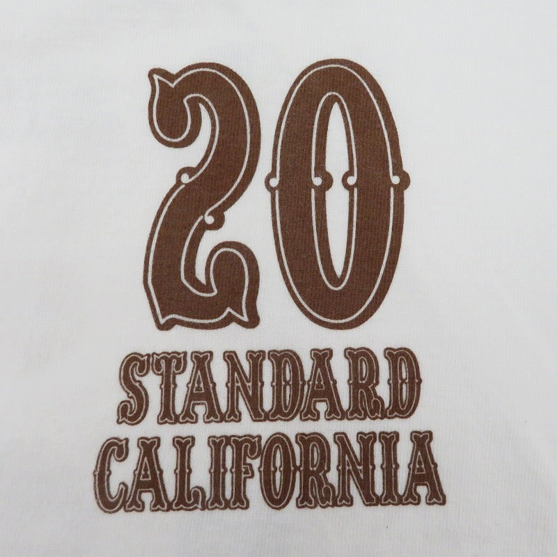 STANDARD CALIFORNIA | スタンダードカリフォルニア SD 20th Anniversary Logo Tee 半袖Ｔシャツ ホワイト サイズ：L【瀬戸大橋店】