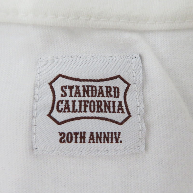 STANDARD CALIFORNIA | スタンダードカリフォルニア SD 20th Anniversary Logo Tee 半袖Ｔシャツ ホワイト サイズ：L【瀬戸大橋店】