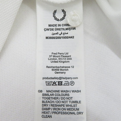 FRED PERRY | フレッドペリー ポロシャツ ホワイト サイズ：S【瀬戸大橋店】