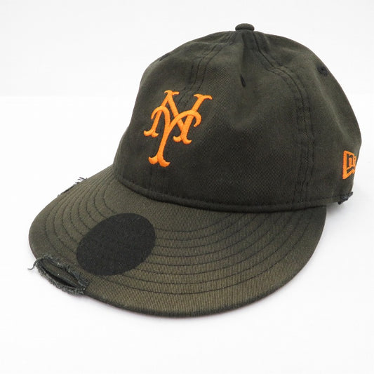 NEW ERA | ニューエラ powered by GORO/ﾆｭｰﾖｰｸ･ﾒｯﾂ キャップ サイズ:MEDIUM/LARGE ブラック【瀬戸大橋店】