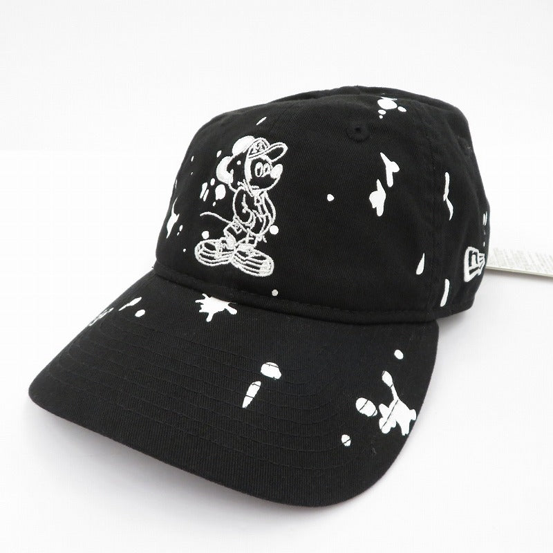 NEW ERA | ニューエラ ×ディズニーストア/ミッキー キャップ サイズ：57cm~60cm ブラック【瀬戸大橋店】