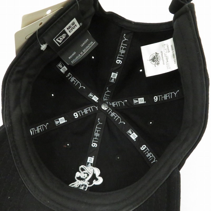 NEW ERA | ニューエラ ×ディズニーストア/ミッキー キャップ サイズ：57cm~60cm ブラック【瀬戸大橋店】