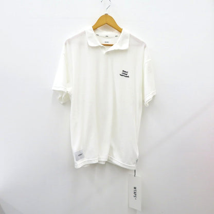 W)TAPS | ダブルタップス DUP 03 / SS / CTPL ポロシャツ 261ATDT-CSM29 ホワイト サイズ：3【瀬戸大橋店】