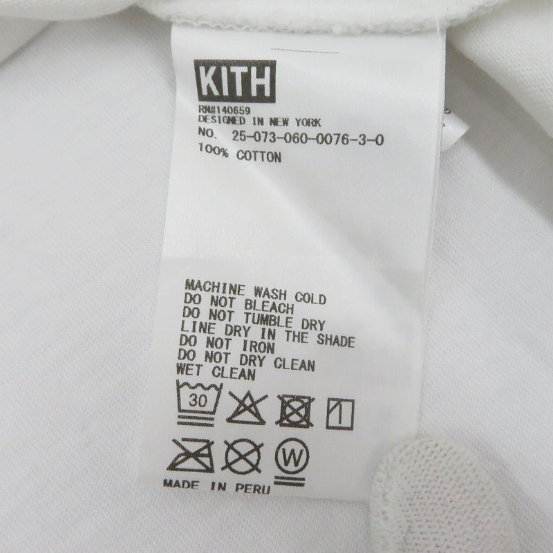 KITH | キース ×NANZUKA 半袖Ｔシャツ ホワイト サイズ：M【瀬戸大橋店】