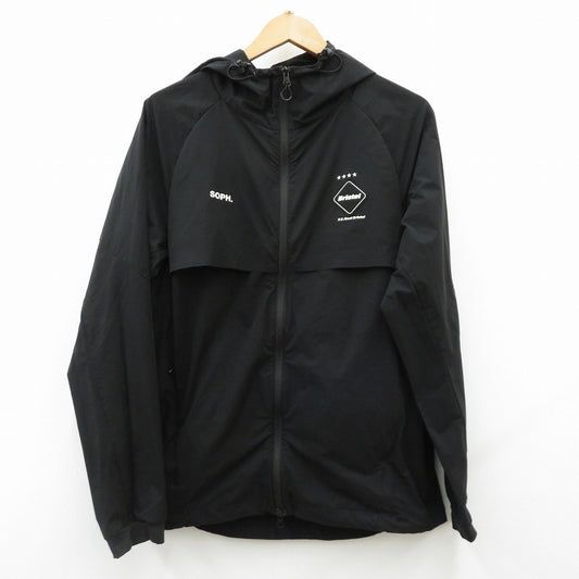 FCRB | エフシーアールビー 4WAY STRETCH VENTILATION ANTHEM JACKET ナイロンジャケット FCRB-230010 ブラック サイズ：L【瀬戸大橋店】