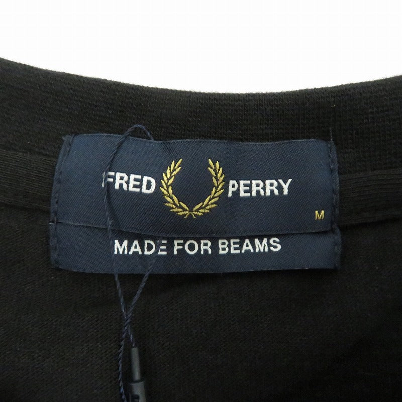 FRED PERRY | フレッドペリー BEAMS別注 半袖Ｔシャツ ブラック サイズ：M【瀬戸大橋店】