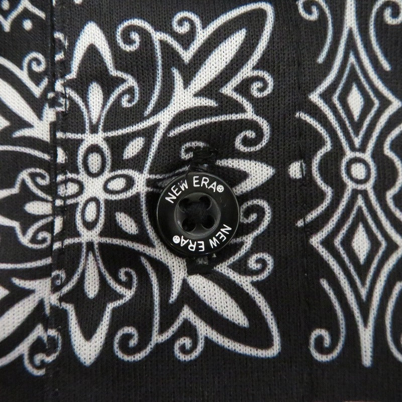 FCRB | エフシーアールビー NEW ERA BANDANA POLO SHIRT ポロシャツ FCRB-220137 ブラック サイズ：M【瀬戸大橋店】