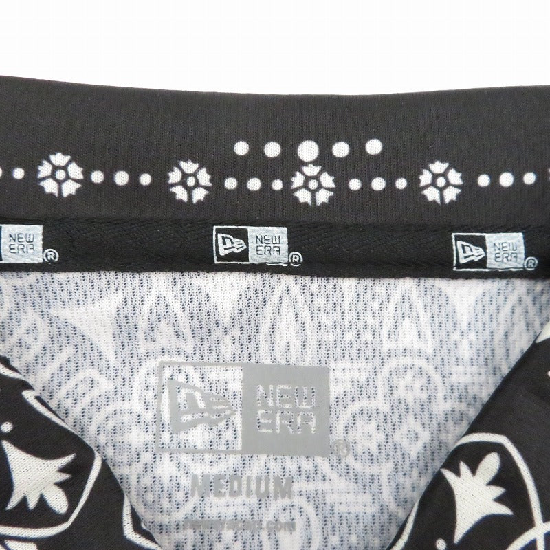 FCRB | エフシーアールビー NEW ERA BANDANA POLO SHIRT ポロシャツ FCRB-220137 ブラック サイズ：M【瀬戸大橋店】