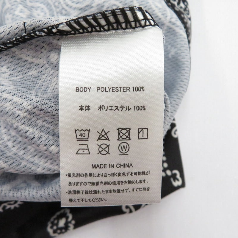 FCRB | エフシーアールビー NEW ERA BANDANA POLO SHIRT ポロシャツ FCRB-220137 ブラック サイズ：M【瀬戸大橋店】