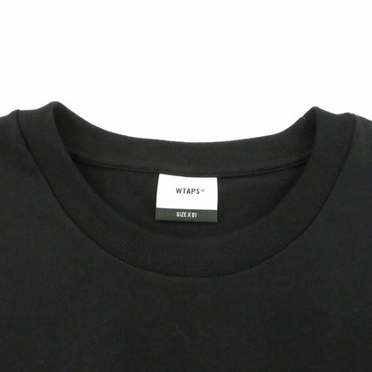 W)TAPS | ダブルタップス SIGN/SS/COTTON 半袖Ｔシャツ 261ATDT-STM08S ブラック サイズ：1【瀬戸大橋店】