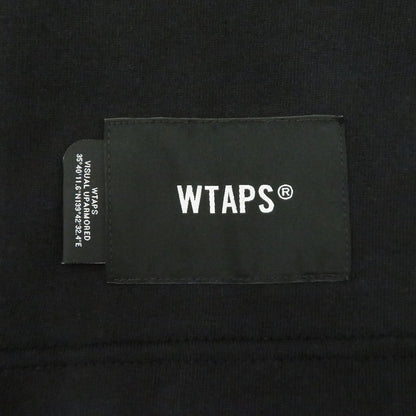 W)TAPS | ダブルタップス SIGN/SS/COTTON 半袖Ｔシャツ 261ATDT-STM08S ブラック サイズ：1【瀬戸大橋店】