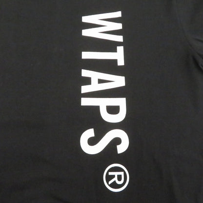 W)TAPS | ダブルタップス SIGN/SS/COTTON 半袖Ｔシャツ 261ATDT-STM08S ブラック サイズ：1【瀬戸大橋店】