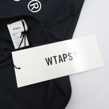 W)TAPS | ダブルタップス SIGN/SS/COTTON 半袖Ｔシャツ 261ATDT-STM08S ネイビー サイズ：1【瀬戸大橋店】