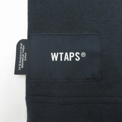 W)TAPS | ダブルタップス SIGN/SS/COTTON 半袖Ｔシャツ 261ATDT-STM08S ネイビー サイズ：1【瀬戸大橋店】