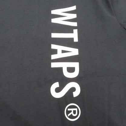 W)TAPS | ダブルタップス SIGN/SS/COTTON 半袖Ｔシャツ 261ATDT-STM08S ネイビー サイズ：1【瀬戸大橋店】