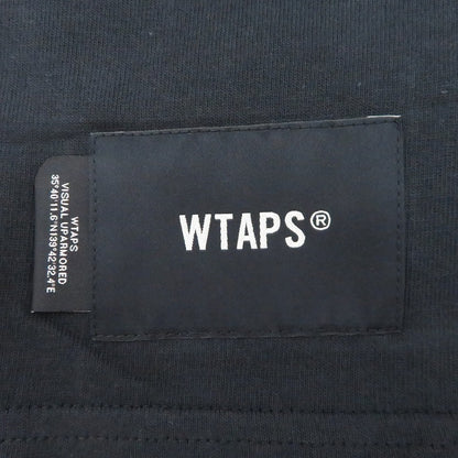 W)TAPS | ダブルタップス SYSTEM/SS/COTTON 半袖Ｔシャツ 261ATDT-STM02S ネイビー サイズ：3【瀬戸大橋店】