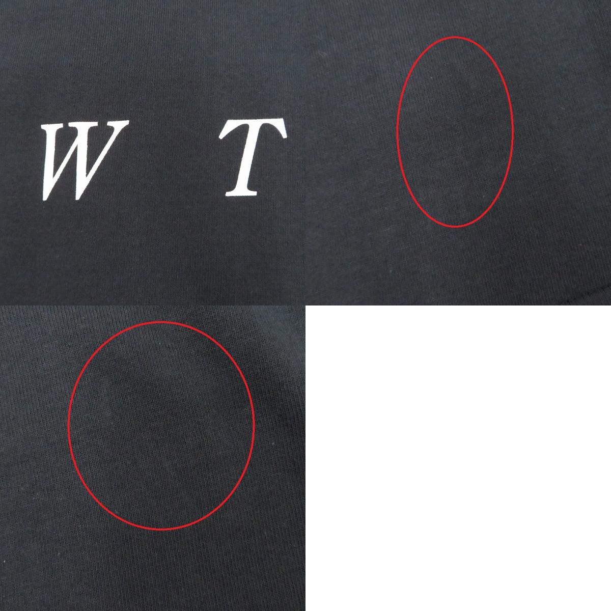 W)TAPS | ダブルタップス SYSTEM/SS/COTTON 半袖Ｔシャツ 261ATDT-STM02S ネイビー サイズ：3【瀬戸大橋店】