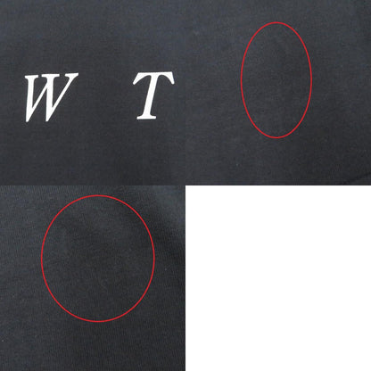 W)TAPS | ダブルタップス SYSTEM/SS/COTTON 半袖Ｔシャツ 261ATDT-STM02S ネイビー サイズ：3【瀬戸大橋店】