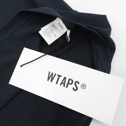 W)TAPS | ダブルタップス SYSTEM/SS/COTTON 半袖Ｔシャツ 261ATDT-STM02S ネイビー サイズ：3【瀬戸大橋店】