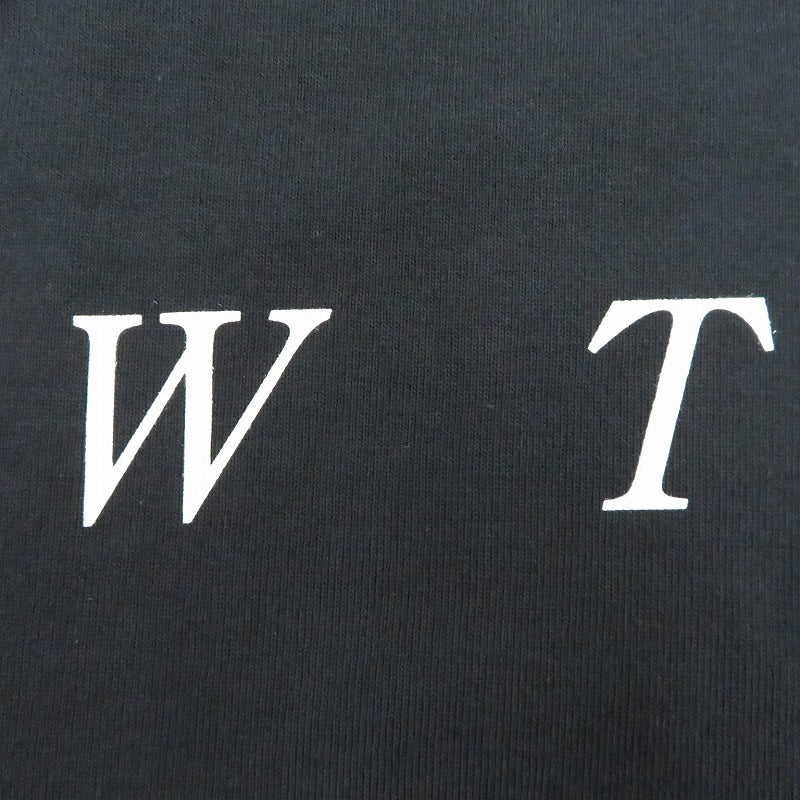 W)TAPS | ダブルタップス SYSTEM/SS/COTTON 半袖Ｔシャツ 261ATDT-STM02S ネイビー サイズ：3【瀬戸大橋店】