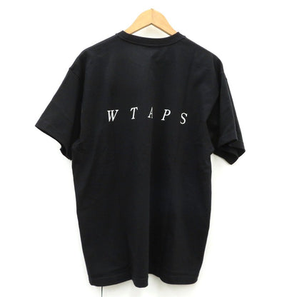 W)TAPS | ダブルタップス SYSTEM/SS/COTTON 半袖Ｔシャツ 261ATDT-STM02S ブラック サイズ：2【瀬戸大橋店】