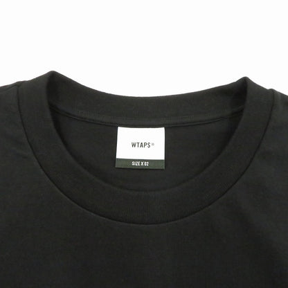W)TAPS | ダブルタップス SYSTEM/SS/COTTON 半袖Ｔシャツ 261ATDT-STM02S ブラック サイズ：2【瀬戸大橋店】