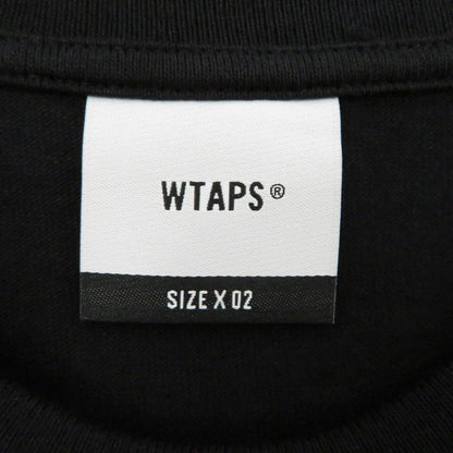 W)TAPS | ダブルタップス SYSTEM/SS/COTTON 半袖Ｔシャツ 261ATDT-STM02S ブラック サイズ：2【瀬戸大橋店】