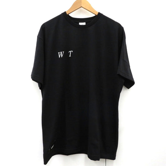 W)TAPS | ダブルタップス SYSTEM/SS/COTTON 半袖Ｔシャツ 261ATDT-STM02S ブラック サイズ：3【瀬戸大橋店】