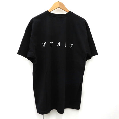 W)TAPS | ダブルタップス SYSTEM/SS/COTTON 半袖Ｔシャツ 261ATDT-STM02S ブラック サイズ：3【瀬戸大橋店】