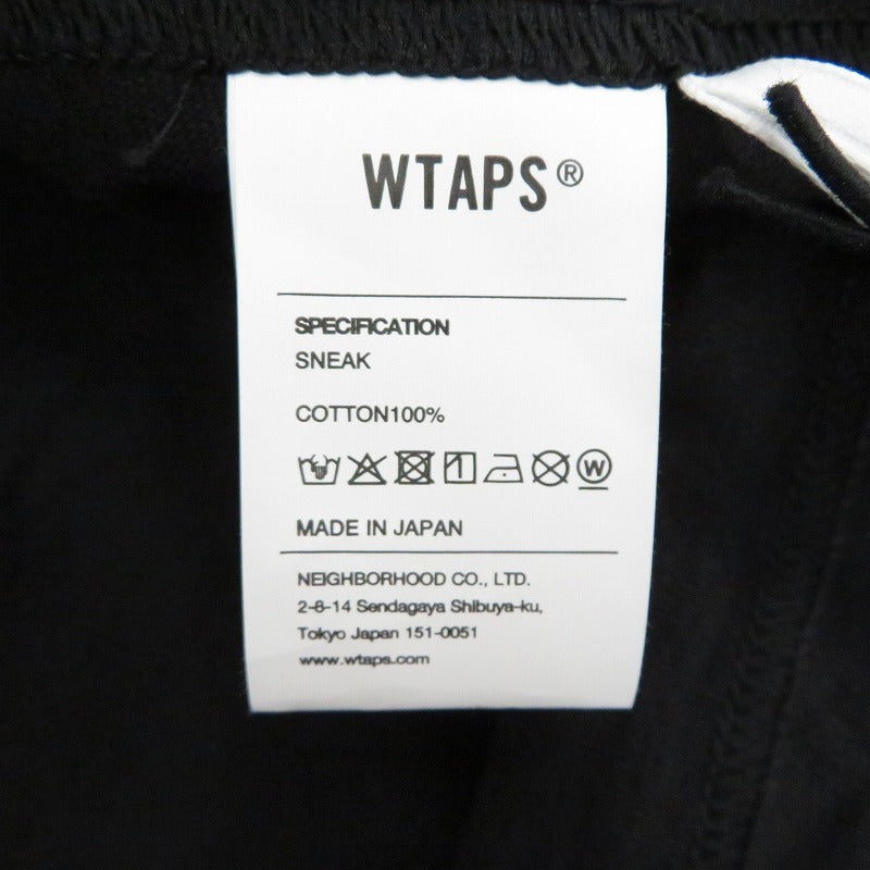 W)TAPS | ダブルタップス SYSTEM/SS/COTTON 半袖Ｔシャツ 261ATDT-STM02S ブラック サイズ：3【瀬戸大橋店】