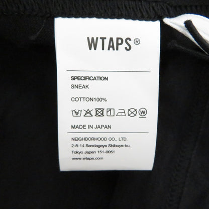 W)TAPS | ダブルタップス SYSTEM/SS/COTTON 半袖Ｔシャツ 261ATDT-STM02S ブラック サイズ：3【瀬戸大橋店】
