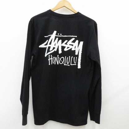 STUSSY | ステューシー HONOLULU L/S TEE 長袖Ｔシャツ ブラック サイズ：M【瀬戸大橋店】