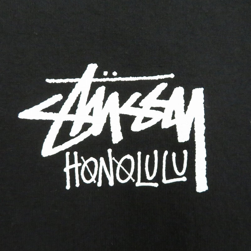 STUSSY | ステューシー HONOLULU L/S TEE 長袖Ｔシャツ ブラック サイズ：M【瀬戸大橋店】