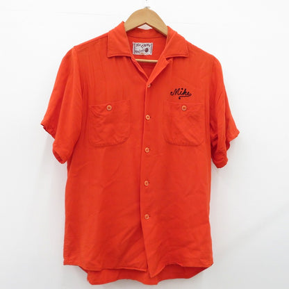 King Louie | キングルイ Ten STRIKEﾀｸﾞ その他トップス ボーリングシャツ オレンジ サイズ：M【瀬戸大橋店】