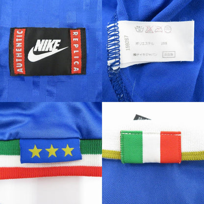 NIKE(VINTAGE) | ナイキヴィンテージ 95/96イタリア代表 ポロシャツ ブルー サイズ：M【瀬戸大橋店】