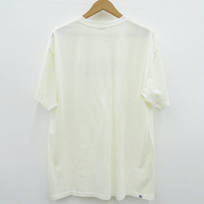 HYSTERIC GLAMOUR | ヒステリックグラマー You Genius Me Bastard/オーバーサイズポケットTee 半袖Ｔシャツ 02181CT04 ホワイト サイズ：L【瀬戸大橋店】
