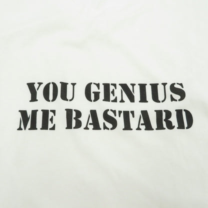 HYSTERIC GLAMOUR | ヒステリックグラマー You Genius Me Bastard/オーバーサイズポケットTee 半袖Ｔシャツ 02181CT04 ホワイト サイズ：L【瀬戸大橋店】