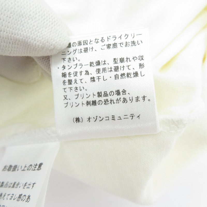 HYSTERIC GLAMOUR | ヒステリックグラマー You Genius Me Bastard/オーバーサイズポケットTee 半袖Ｔシャツ 02181CT04 ホワイト サイズ：L【瀬戸大橋店】