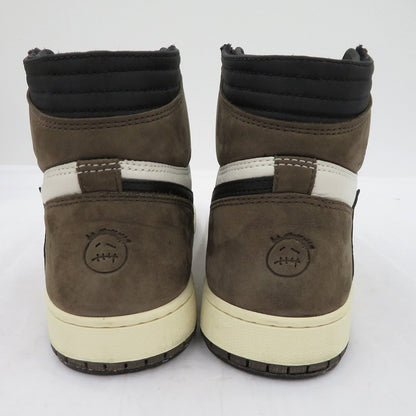 NIKE | ナイキ Travis Scott×AJ1 Retro High OG TS SP スニーカー CD4487-100 エアジョーダン ブラウン 29cm【瀬戸大橋店】