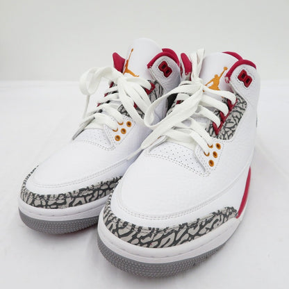 NIKE | ナイキ Air Jordan 3 'Cardinal Red' スニーカー CT8532-126 エアジョーダン ホワイト 26cm【瀬戸大橋店】