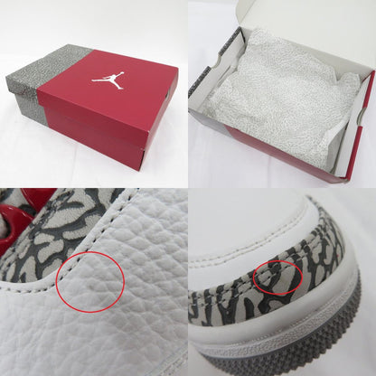 NIKE | ナイキ Air Jordan 3 'Cardinal Red' スニーカー CT8532-126 エアジョーダン ホワイト 26cm【瀬戸大橋店】