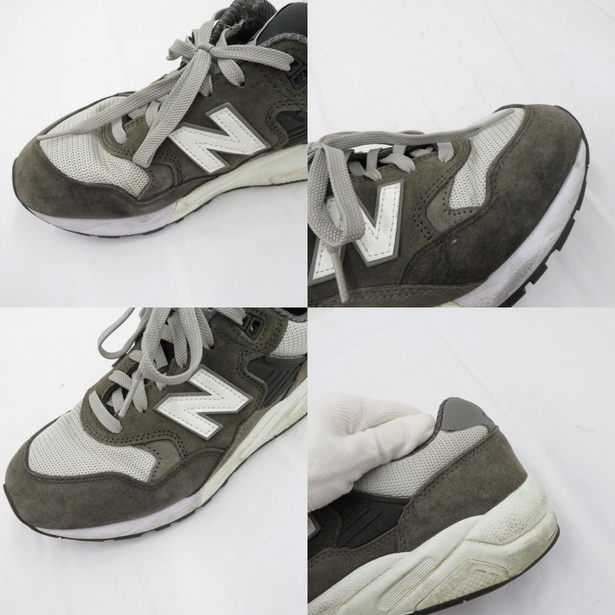 NEW BALANCE | ニューバランス ×COMME des GARCONS HOMME 580 'Black' スニーカー MT580HM1 グレー 26cm【瀬戸大橋店】