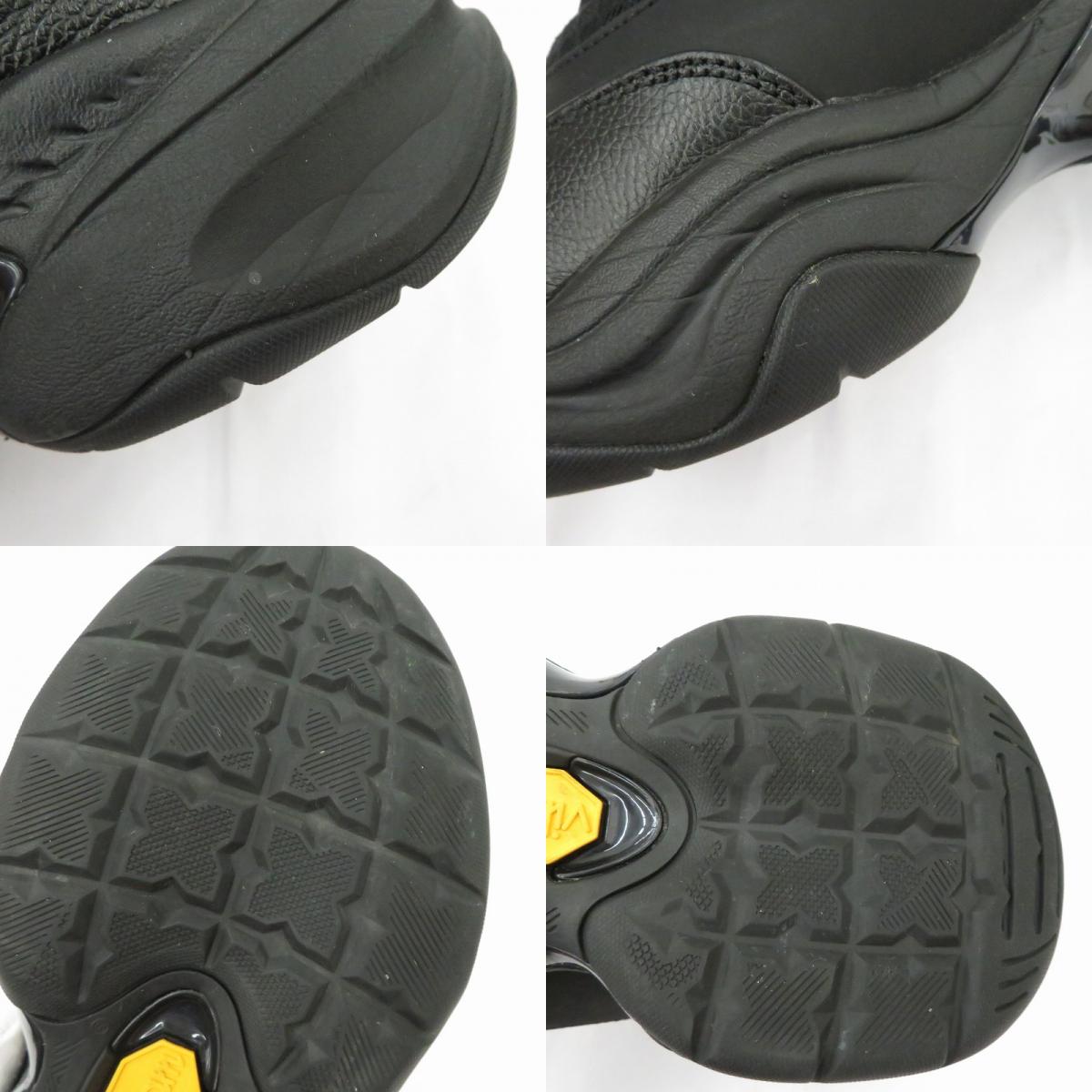 FOUNTAIN EX スニーカー 24D-1A07AO1-90D OAO ブラック 26cm【瀬戸大橋店】