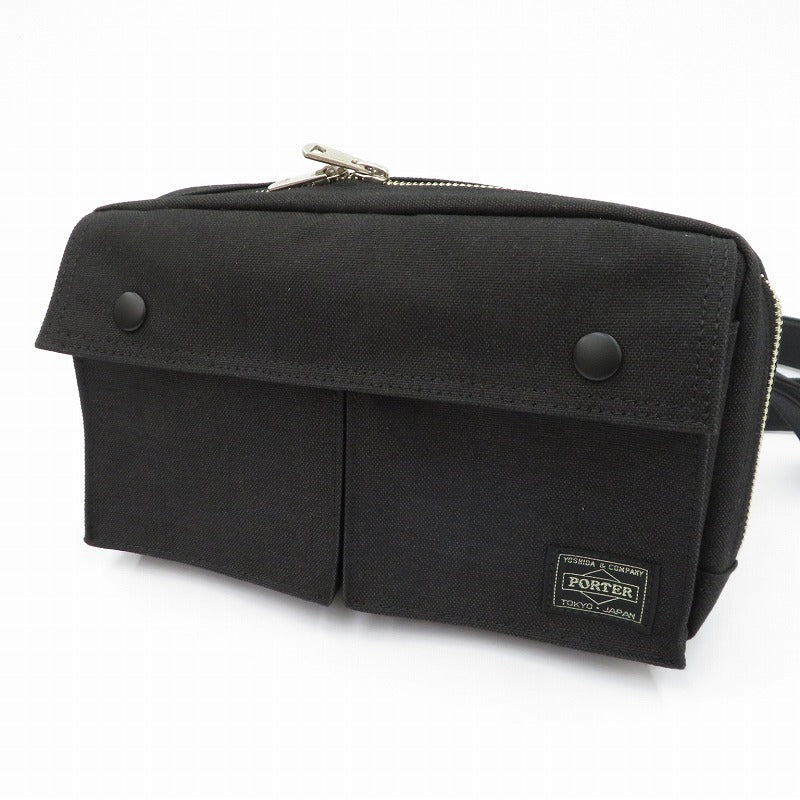 PORTER SMOKY | ポーター　スモーキー 2WAY SHOULDER BAG ショルダーバッグ 592-26369 ブラック【瀬戸大橋店】
