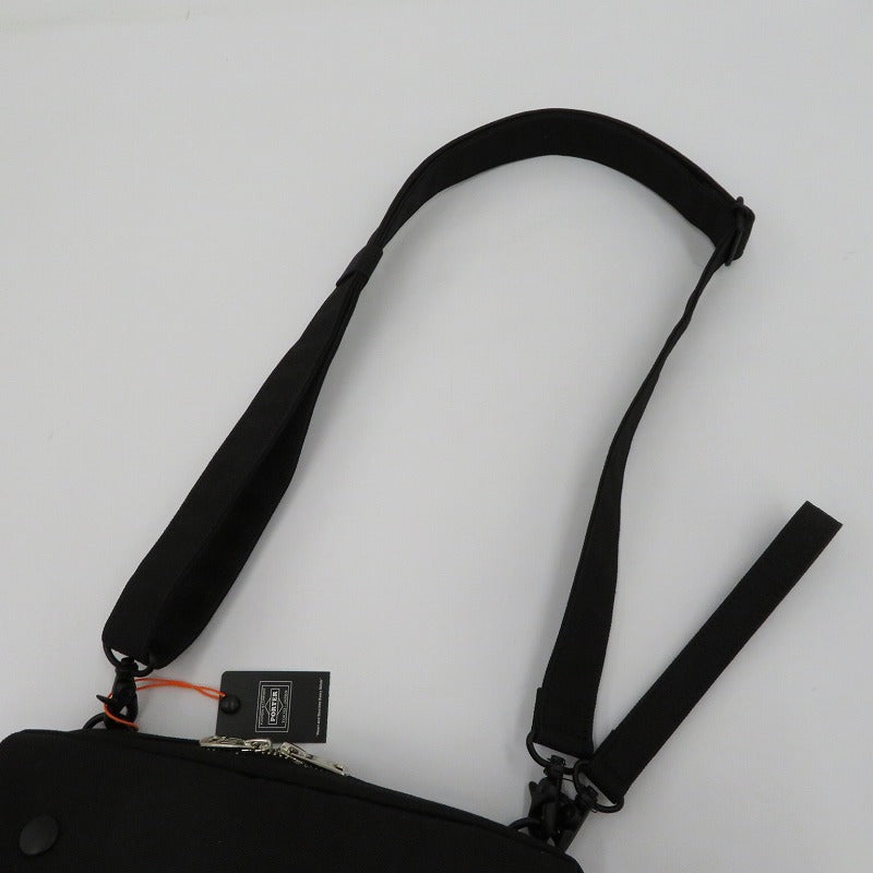 PORTER SMOKY | ポーター　スモーキー 2WAY SHOULDER BAG ショルダーバッグ 592-26369 ブラック【瀬戸大橋店】
