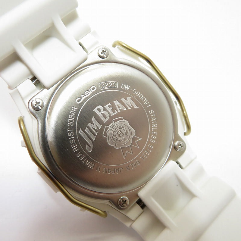 G-SHOCK | ジーショック ×JIM BEAM/500本限定 腕時計 DW-5600VT ホワイト【瀬戸大橋店】