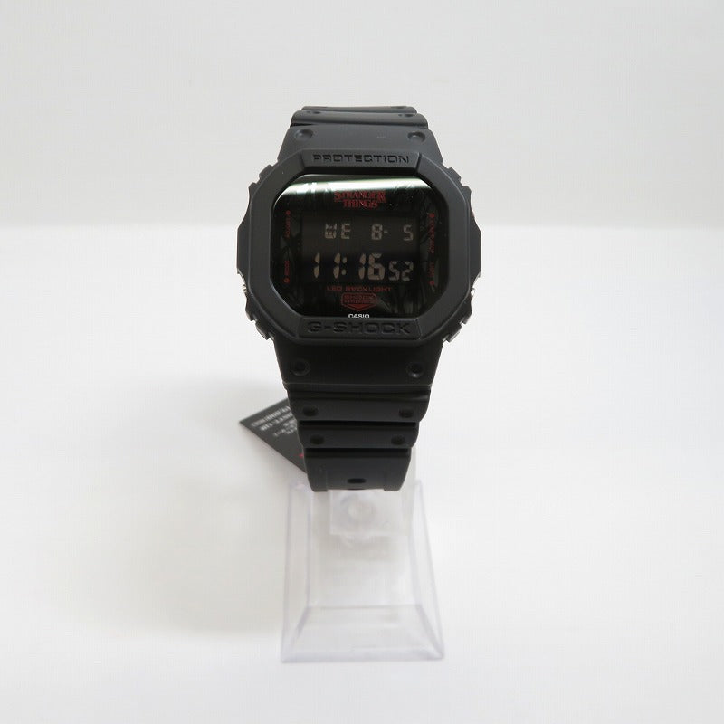 G-SHOCK | ジーショック ×Stranger Things 腕時計 DW-5600STT-1JR ブラック【瀬戸大橋店】