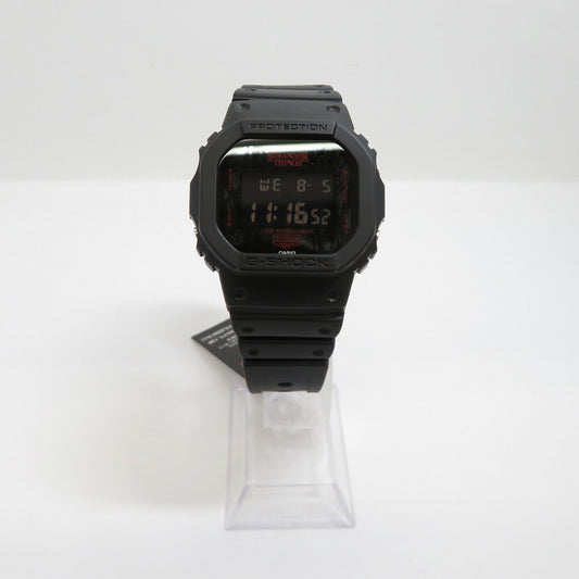 G-SHOCK | ジーショック ×Stranger Things 腕時計 DW-5600STT-1JR ブラック【瀬戸大橋店】